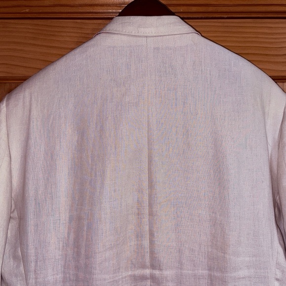 Alan Flusser Men’s Classic Beige Linen Blazer - 46R - GUC - Picture 10 of 16